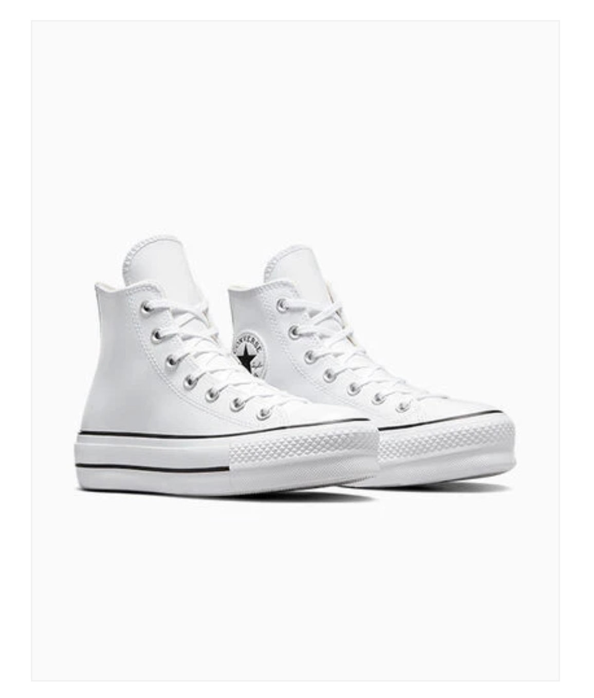 Converse - Chuck Taylor All Star Plataforma piel Blanca